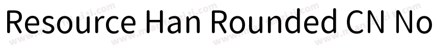 Resource Han Rounded CN Normal字体转换